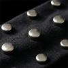 Solid Color Punk Headwrap Korean Style Elastic Hair Band Elegant Rivet Headbands  Headwear