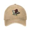 Popeyed Vintage Icon Men Women Baseball Caps Distressed Denim Washed Hats Cap Retro Outdoor Running Golf Adjustable Sun Cap