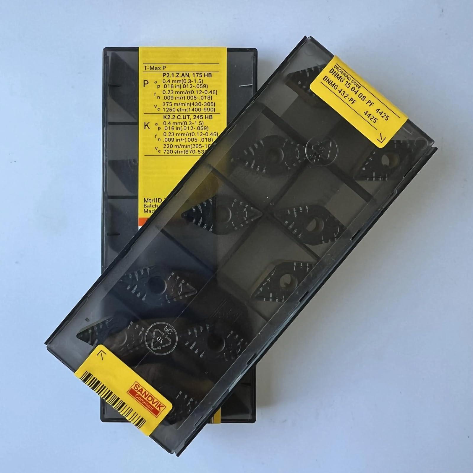 

Original Sandvik / DNMG150408-PF 4425 CNC lathe carbide blade 10 PCS