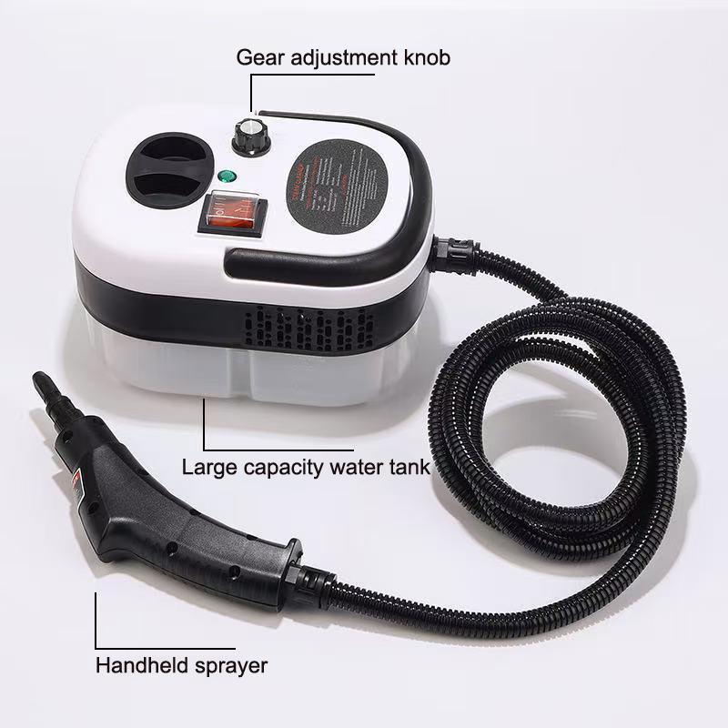 2500W High Pressure Steam Cleaner Multifunctional Fast Heating Machine For Kitchen Hood Oil Stain Removal Whole House Cleaning