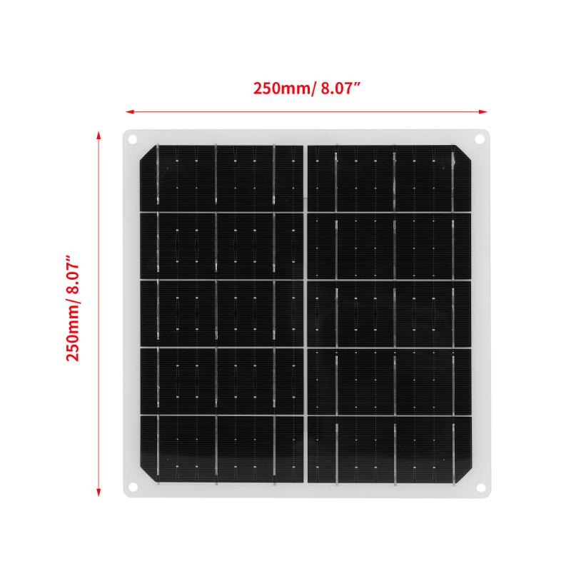 USB Solar Panel Portable Monocrystalline Solar Cell Home Outdoor Charging for Phone Camping Traveling Mobile Power Supplies