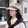 Cat Ears Women's Beret Anime Baseball Cap Fashion Newsboy Cap  Autumn and Winter
