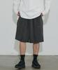 Chaebteoegseu Pigment Wide Bermuda Shorts (Charcoal)