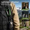 2pcs 13.2cm Webbing Spring Snap Hook Carabiner Lock Buckle  for Outdoor Camping Hiking