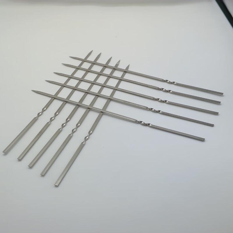 OEING Stainless Steel Flat BBQ Skewers