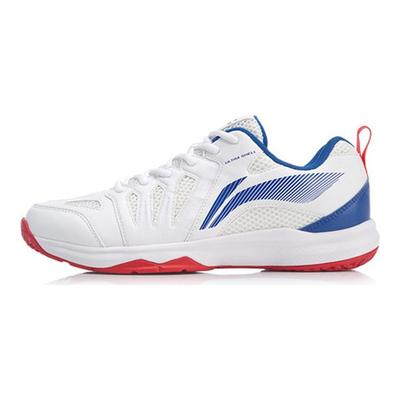 Li Ning Ace Textile, Synthetic Leather Cushioning Slip Resistant Abrasion Resistant Breathable Low Top Badminton Shoes AYTP011-3