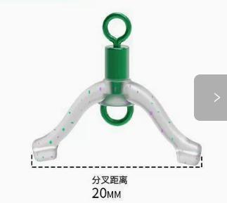 

-tangling figure-eight ring [large] fork splitter one size