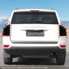 Folia Ochronna na Lampę Tylną Naklejka Dekoracyjna na Lampę Tylną Do Jeep Compass 2011-2016 Plastik ABS Akcesoria Zewnętrzne