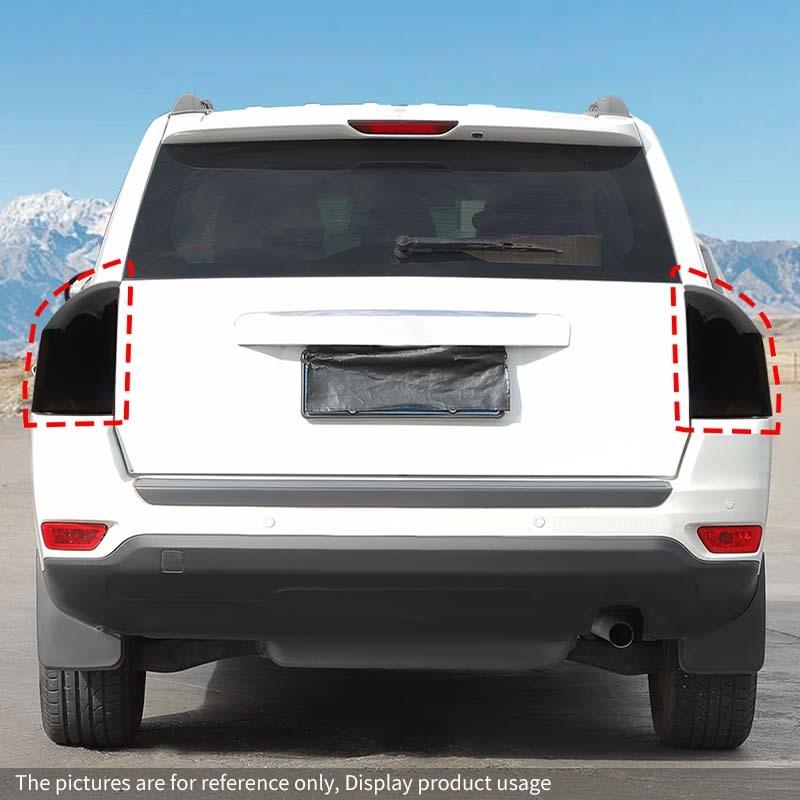 Folia Ochronna na Lampę Tylną Naklejka Dekoracyjna na Lampę Tylną Do Jeep Compass 2011-2016 Plastik ABS Akcesoria Zewnętrzne