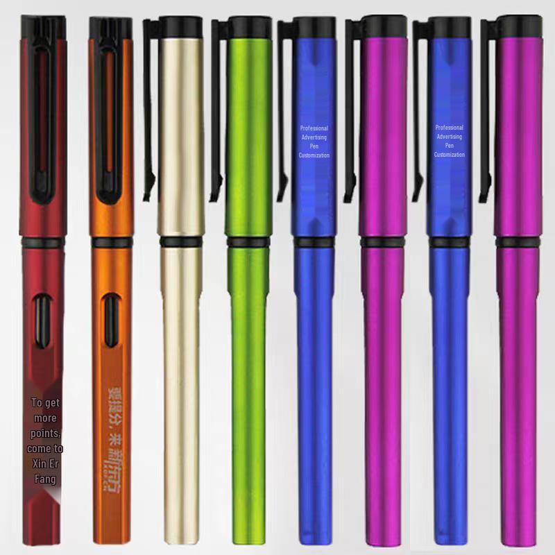 Available Creative Signature Gel Pen - 0.5 Black Ink, Multi-color Options, Custom Logo Printing, Promotional Pen