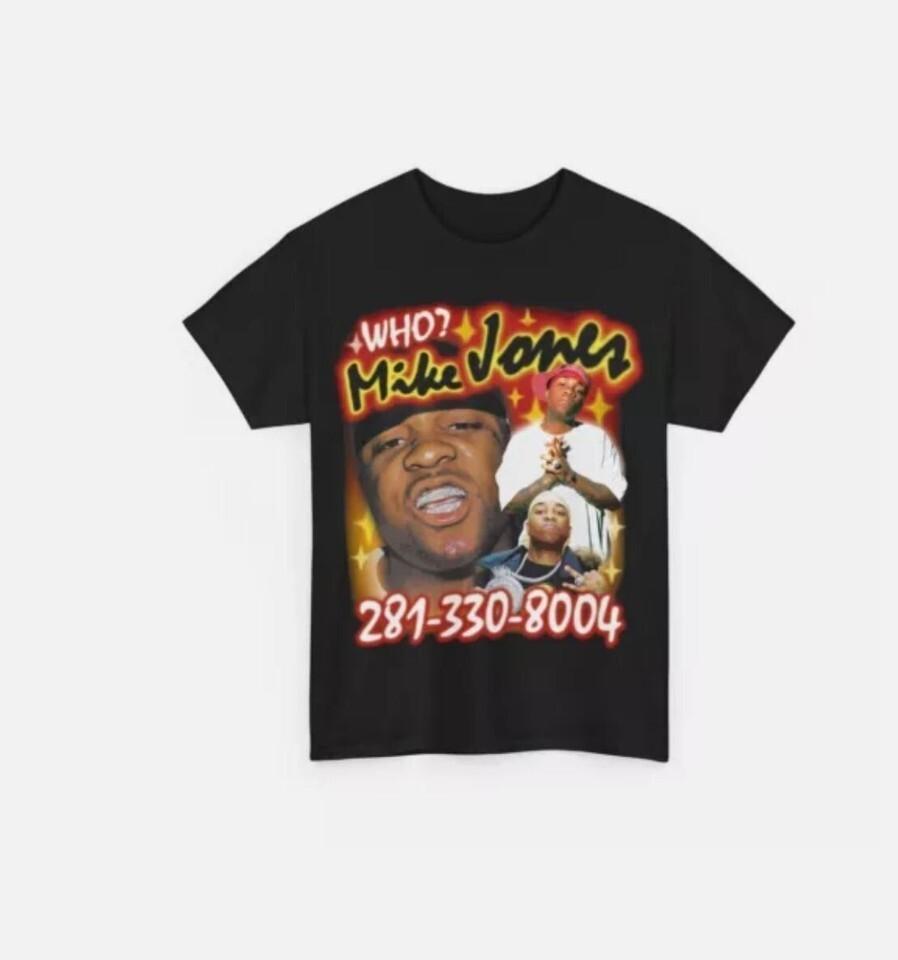 Mike Jones 281-330-8004 Vintage Style Rap Tee T-Shirt QE4545 Unisex T-Shirt XXL
