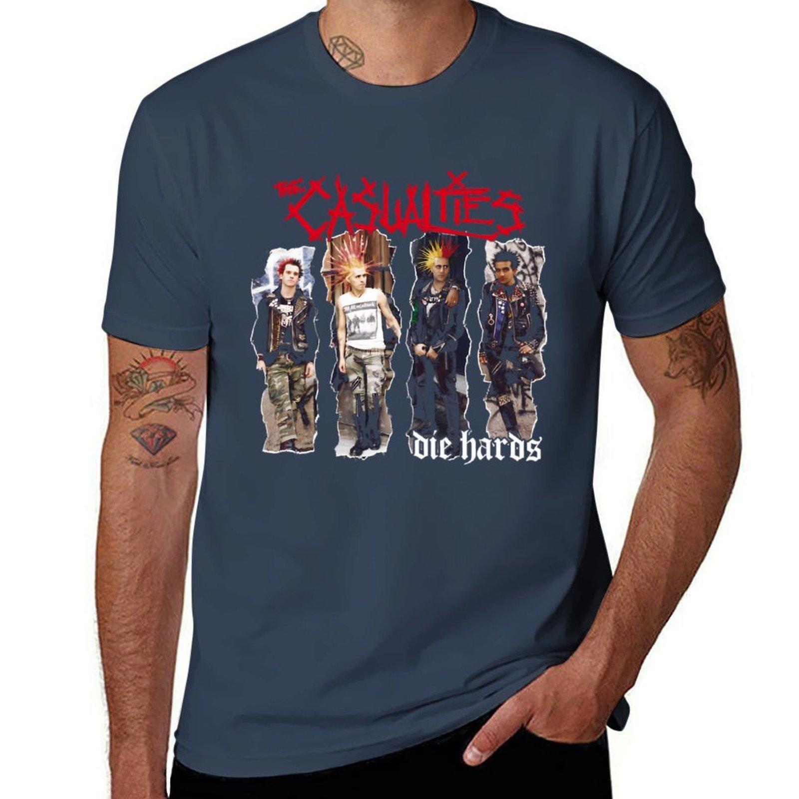 Hank Casualties TShirt Durable Work Wear TShirt S