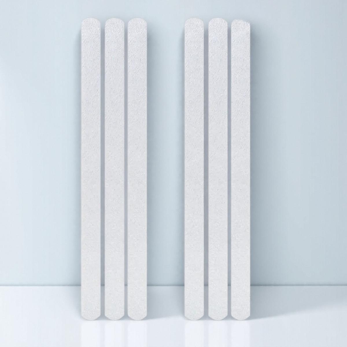 

6/12/24 Pcs Anti Slip Bath Shower Stickers Non Slip Floor Grip Safety Tape for Bathroom Home Bath Mat Adhesive Strips White