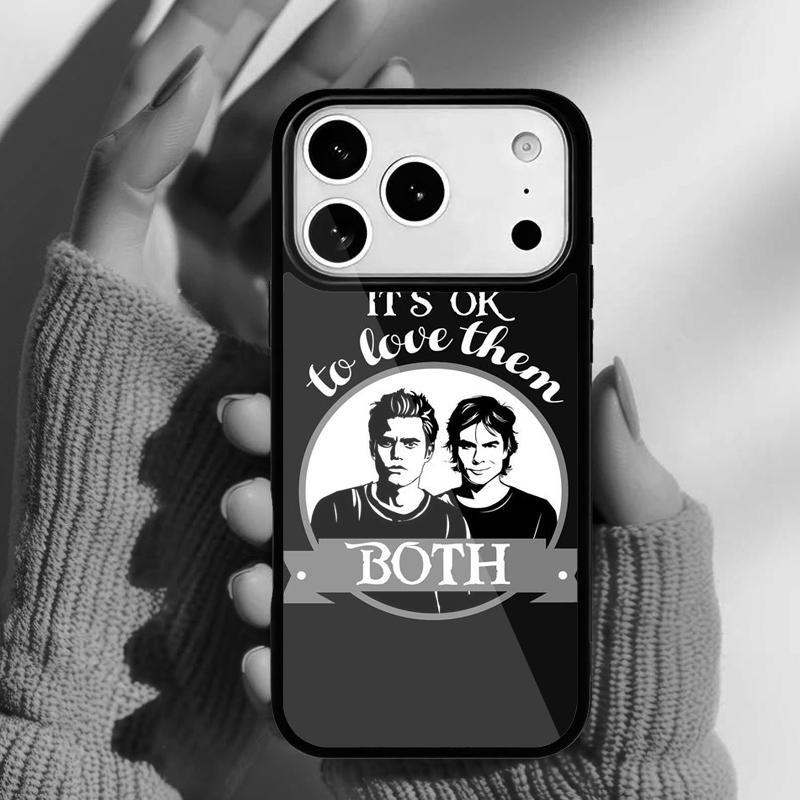 A little bit of Damon Vampire Diaries Phone Case for iPhone 17 16 15 14 13 Pro Max Back Cover for 12 11 Pro Coque