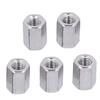 20Pcs Hex Coupling Nut Set Connector 304 Stainless Steel Industrial Fastener M6x1.0 10 L15mm