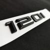 3D ABS Black Logo 114i 116i 118i 125i 130i 135i 140i 120i Emblem Letters Sticker Car Trunk Badge For BMW F20 E87 F21 Accessories BS5