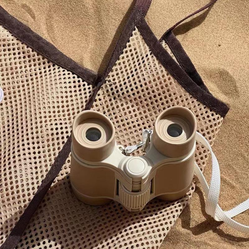 Children's Outdoor Binoculars, 4x30 Magnification, Colorful Design, Non-Slip Rubber Handle