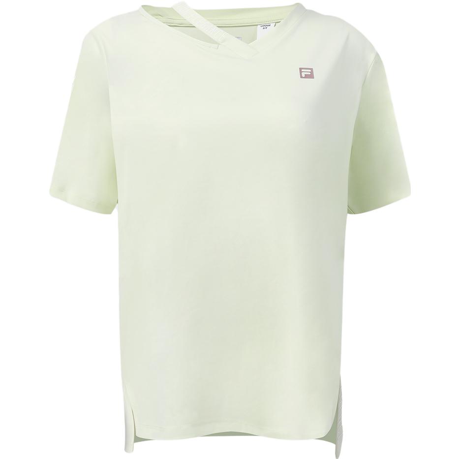 FILA 2023 Summer Loose Short Sleeve T-Shirt Women Tops Young-Sprout-Green A11W321123F-LG