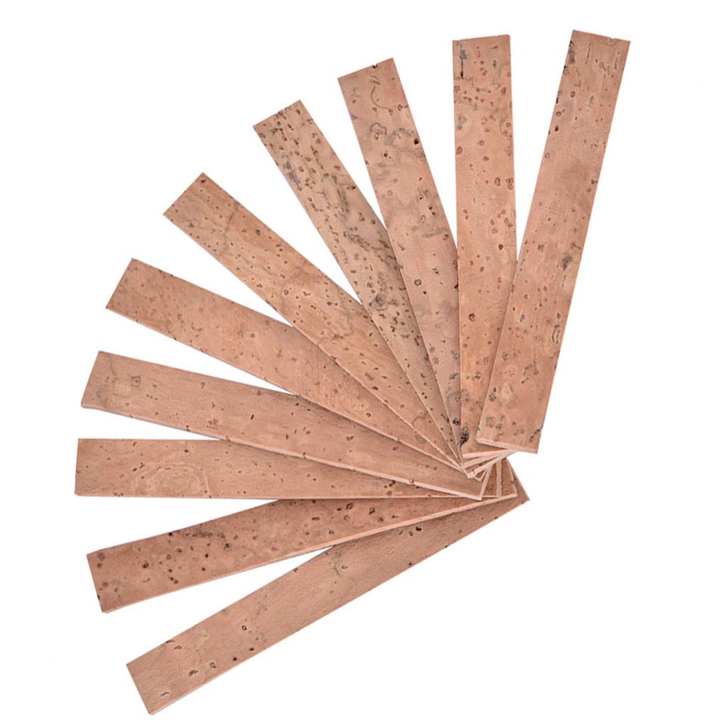 10er Set Klarinettenhalsstück Korkblatt Instrumentenreparatur Zubehör