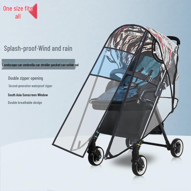 Universal Windproof Raincover for Baby Strollers