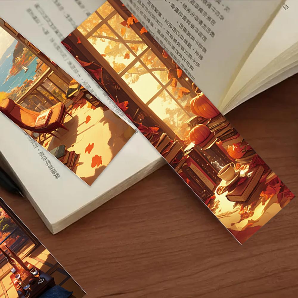 32 Stück, Lesezeichen in limitierter Herbstausgabe, Schulanfang, Weihnachten, Halloween, Geeignet für Lehrer, Leser, Geburtstagsgeschenke.