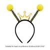 1set Novelty Cartoon Bee Shape Hair Hoop Cosplay Bee Shape Sunglasses Party Headwear for Teenagers Adult