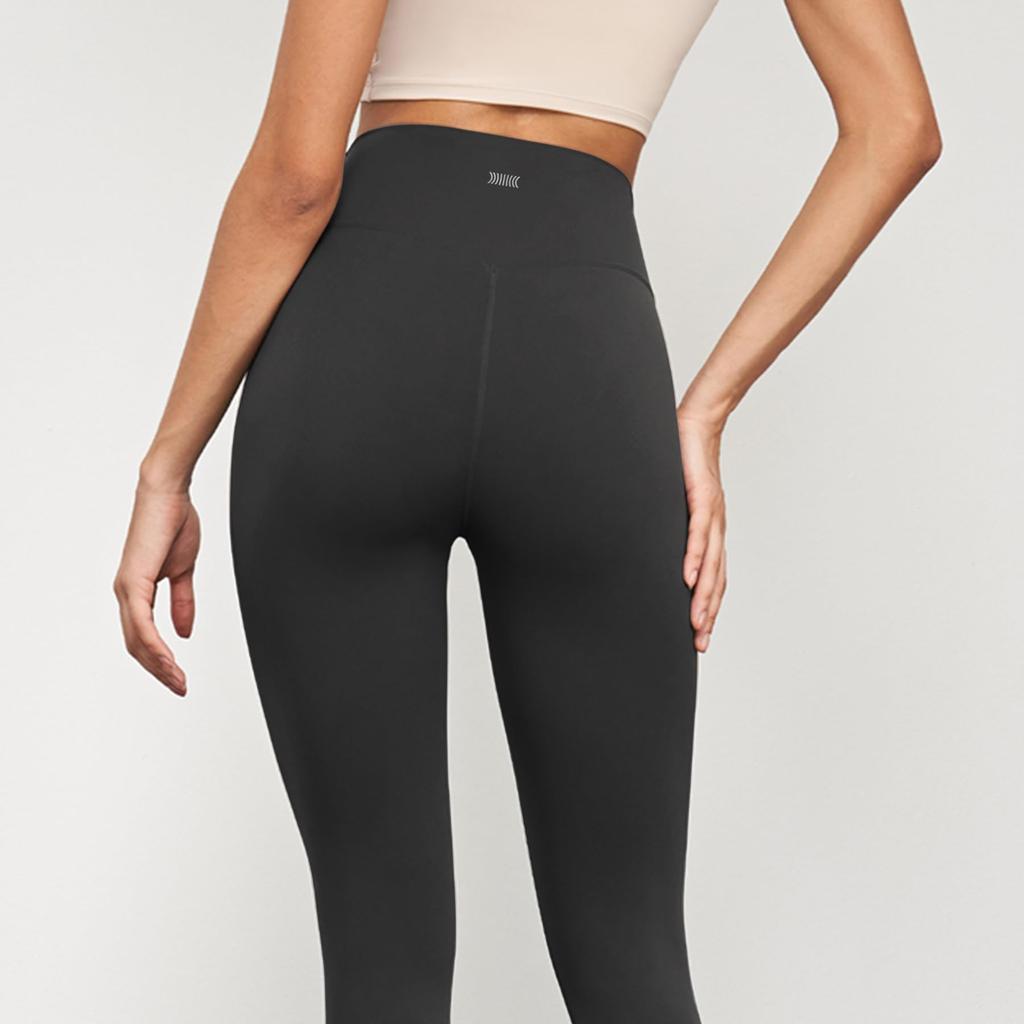 IRCOLVE Yoga and Stretchable for Beautiful Legs Women's Leggings, High-Waisted, Moisture-Wicking, Quick-Drying, (XL, Gray)