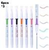 Double-Liner Pens Colored Markers Fine Highlighters Writing Tools for Business Office School Art Drawing
