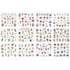 New nail art stickers ins Halloween series funny skull watermark nail stickers nail