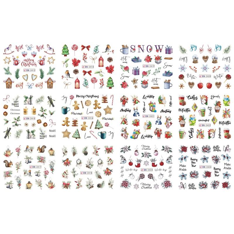 New nail art stickers ins Halloween series funny skull watermark nail stickers nail
