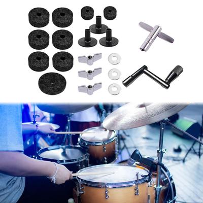 Ausrüstung Beckenfilze Unterlegscheiben Schlaginstrumente, Beckenscheibe, Trommel Ersatzteile Zubehör, für Musiker