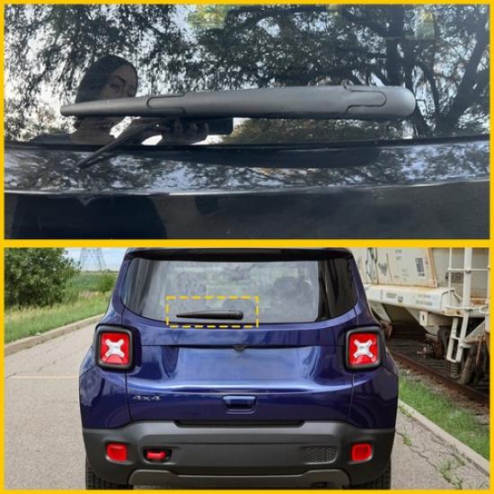 2 szt. Ramię wycieraczki tylnej szyby z piórem Zestaw 68256590AA Dla Jeepa Renegade