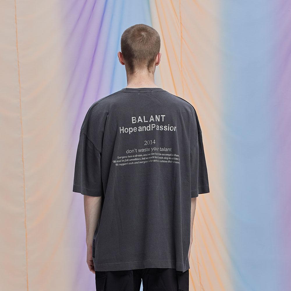BALANT Pigment Hope And Fashion T-Shirt - Dark Grey