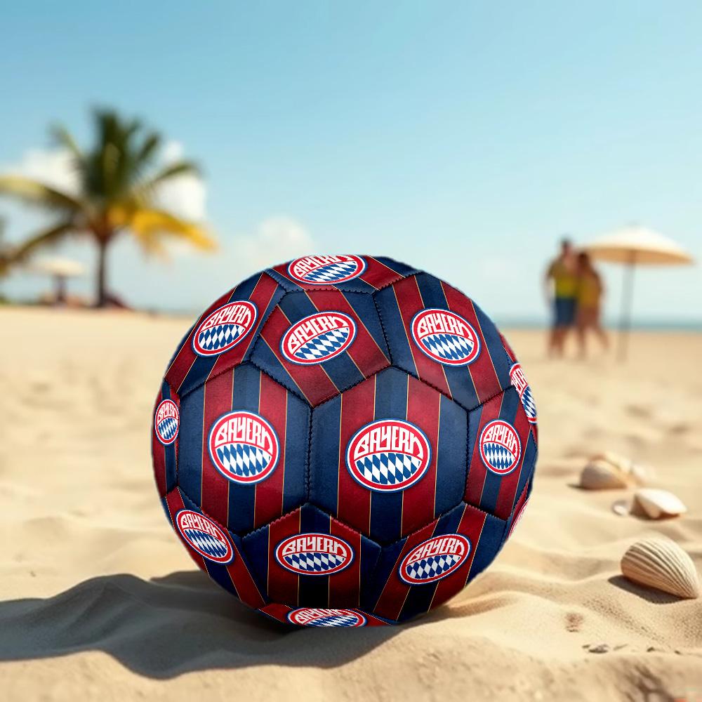 Bayern Monaco Pallone da Calcio Taglia 5 Alta Elasticità Pallone da Calcio Per Competizione All'aperto Allenamento Quotidiano Gioco