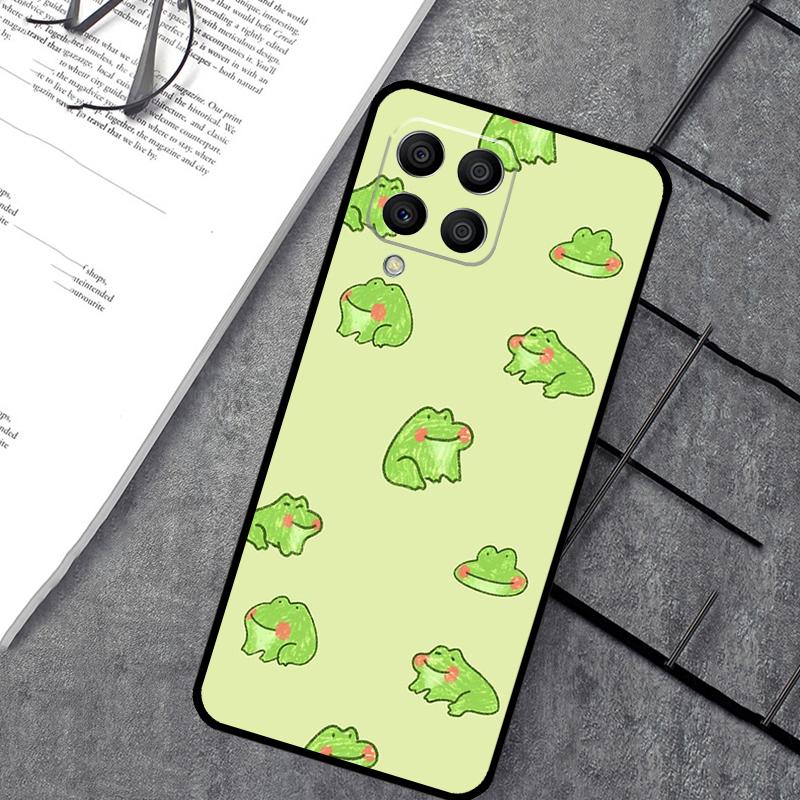

Cute Green Frog Case For Samsung Galaxy M14 M12 M11 M13 M15 M06 M16 M36 M56 M31 M53 M32 M52 M35 M55 M34 M54 Samsung M15