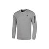 Asics Solid Color Outdoor Casual Sports Quick-Dry Crew Neck Pullover Long Sleeve Sweatshirt Men sweatshirt Light-Gray 2031E436-020