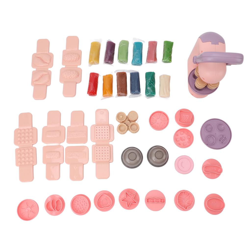 Küche Farbe Teig Spielzeug 12 Farbe Teige Verschiedene Formteile Sicher Geruchlos Eco Friendly Kinder Burger machen