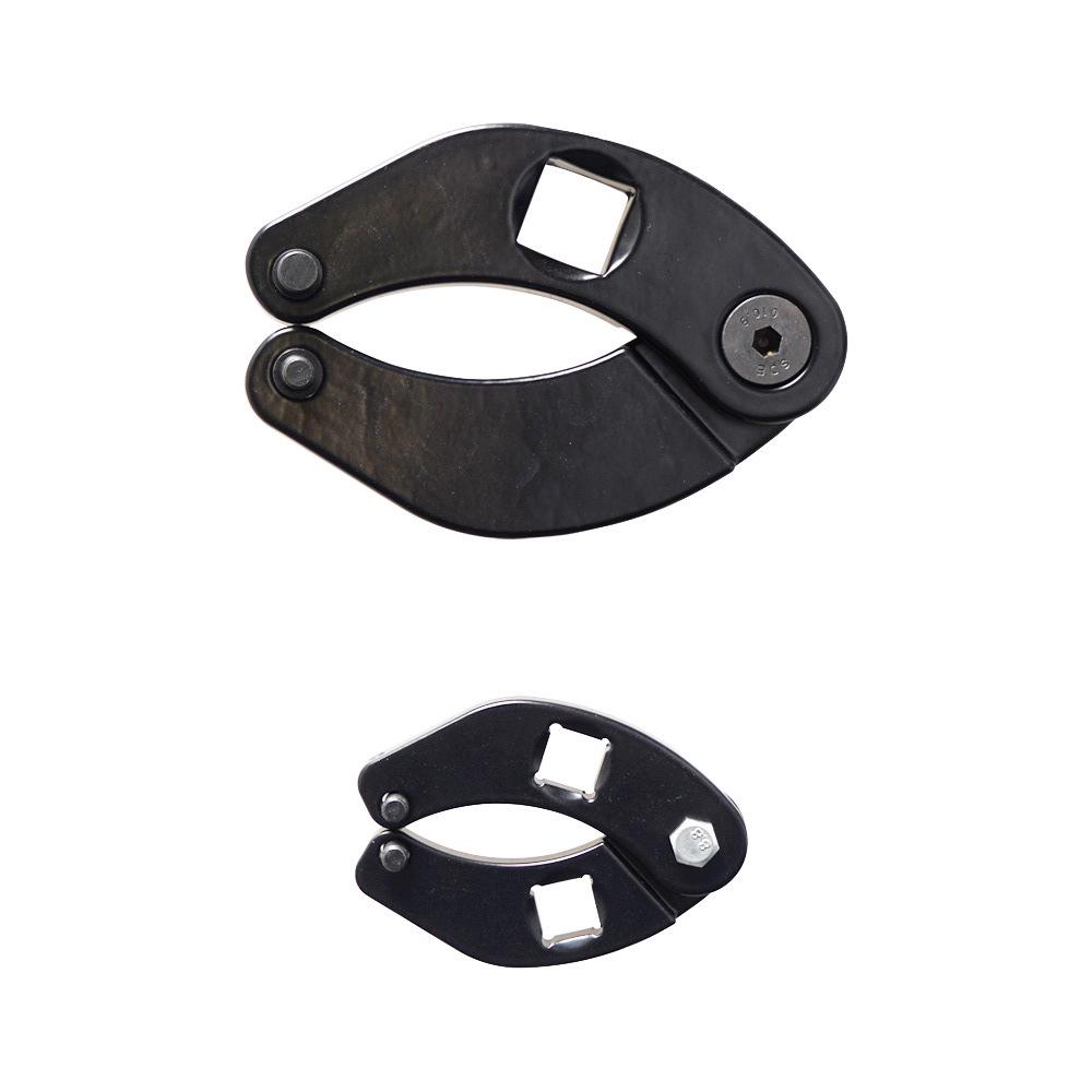 Large and Small Adjustable Gland Nut Wrench Set for Motorcycle Hydraulic Cylinders (1266 & 7463)