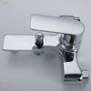 Brass Modern Wall Bathtubs Tap Sets  Single Handle Bidet Shower Mixer S05 Tubs Faucet Chrome  Bath Shower Faucets