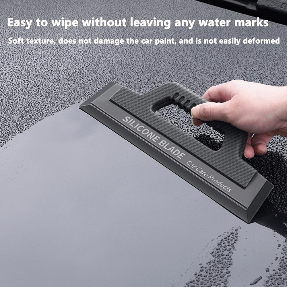 Car Window Squeegee Scratch-Free Durable Car Ice Scraper Snow Removal Shovel Windshield Glass Defrost Automotive Accessories