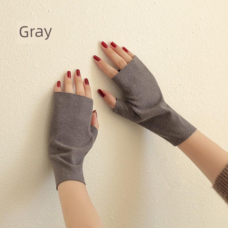 Warm Winter Gloves for Women, Fleece-Lined, Thickened, Cute, for Cycling, Cold-Proof, Windproof, Touch Screen Compatible
