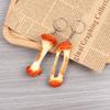 Pvc Chicken Wing Bone Charm Simulated Chicken Leg Bone Key Ring Props Imitation Food Key Chain Bag Pendant Decoration Cute Gift