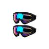Elimoons Ski Goggles (2-pack) - Snowboard Goggles for Kids (Boys, Girls, Youth, Men, Women) - UV400 Protection, Windproof, Anti-Glare Lenses