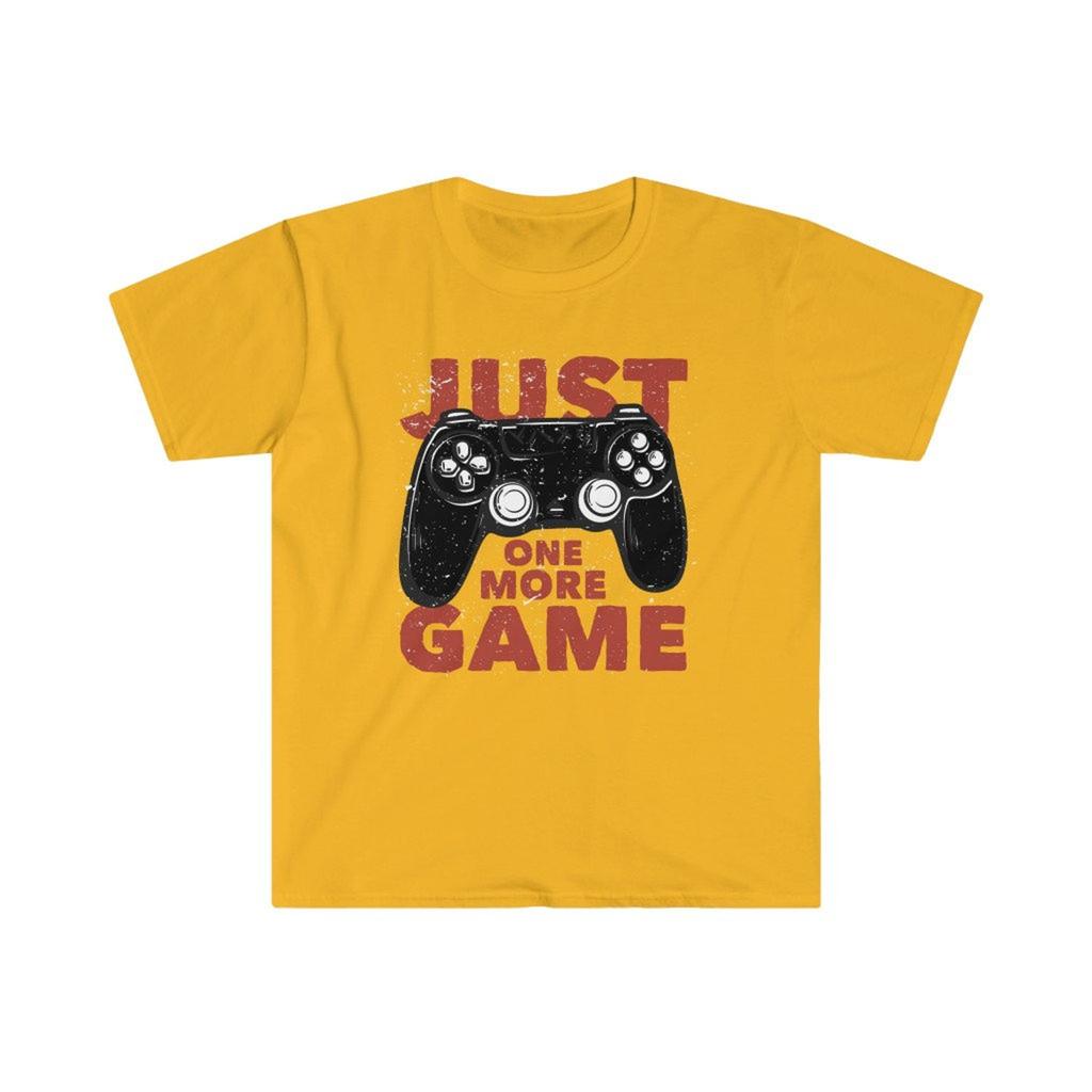 Gaming Shirt | One More Game | Gamer T shirt | Gift For Gamer Tshirt | Video Gamer Tee