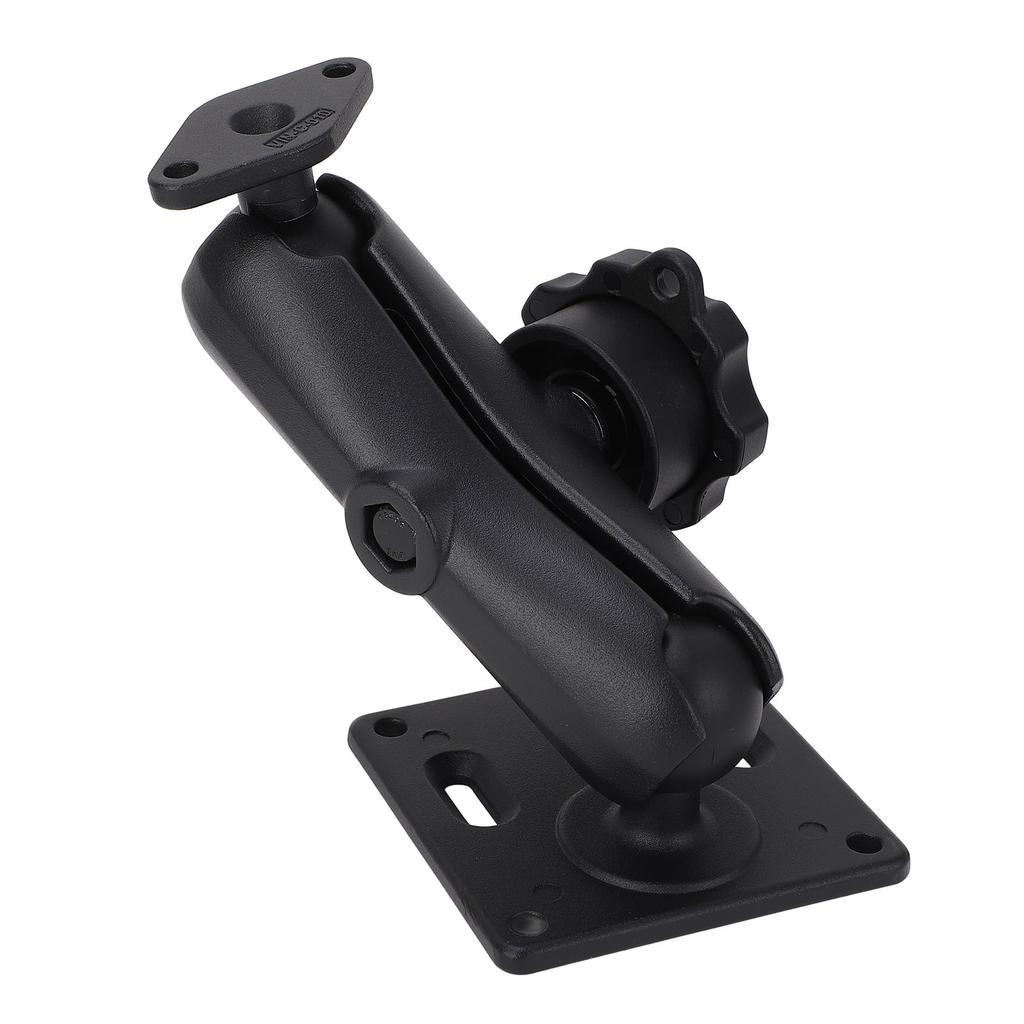 1.5 Inch Double Ball Mount Prevent Theft Aluminum Alloy Double Socket Arm with C Size Ball for Tablet Fish Finder