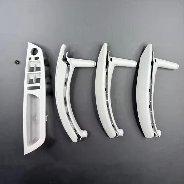 E70 E71 LHD RHD Upgraded Interior Door Handle with Leather Cover Assembly Full Set for BMW X5 X6 E70 E71 E72 2007-2014