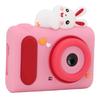Digital Camera 40MP 1080P HD Dual Lens Video Camera with Cartoon Bunny Silicone Cover 2 Inch Screen for Teens Birthday
