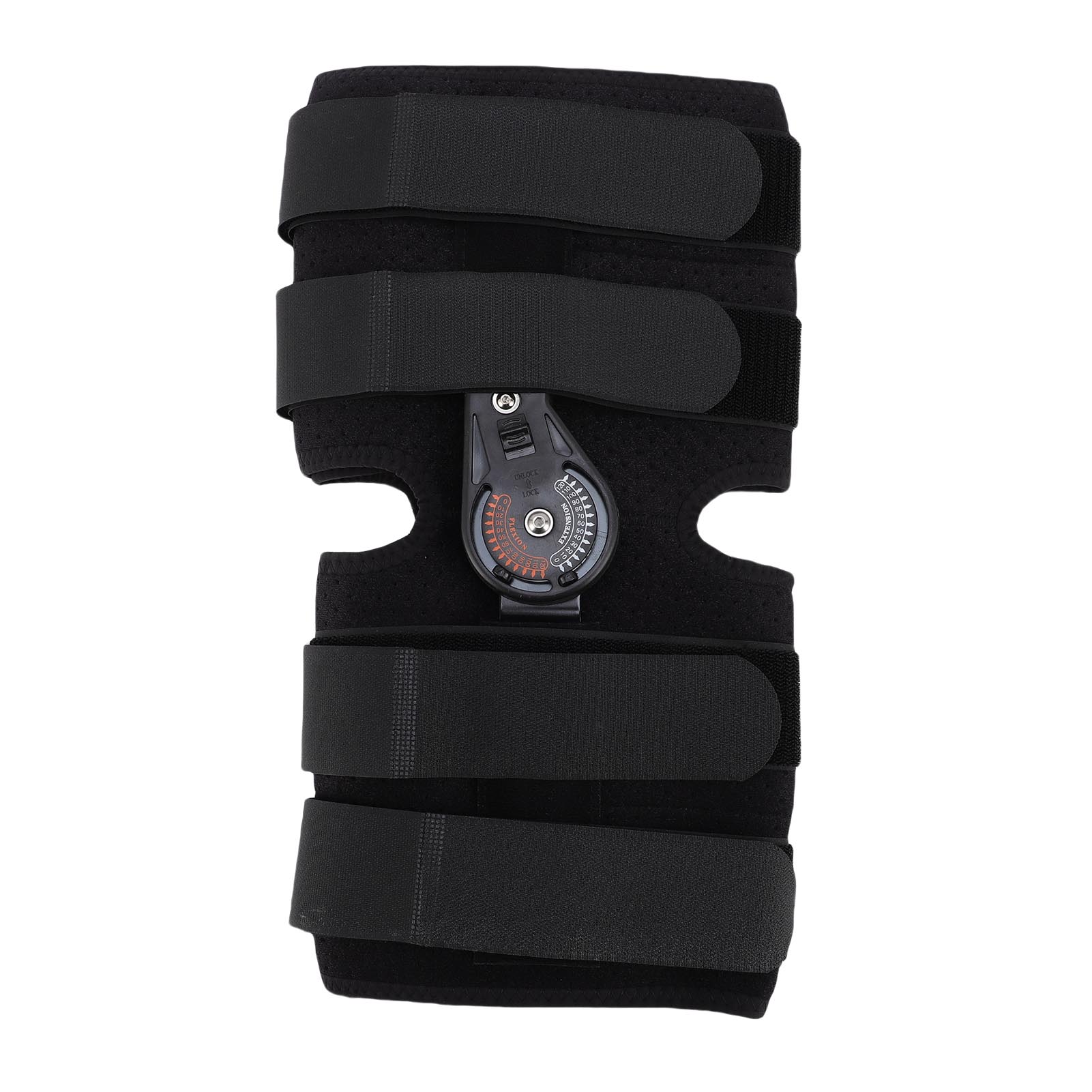 Hinged Knee Brace Aluminum Alloy Bar Adjustable Knee Support Brace Short Type Touch Fastener L