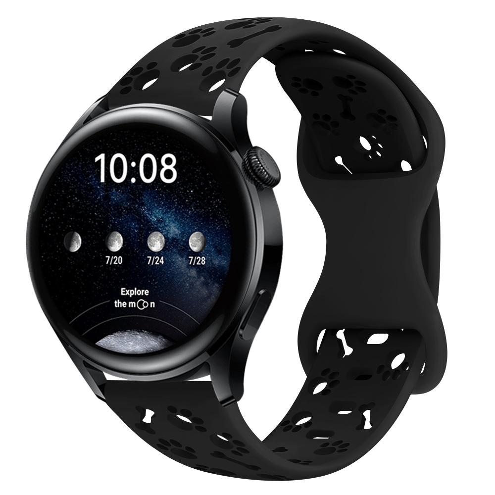 Engraved Watch Band, Soft Breathable Sport Strap 18/20/22MM Compatible with Amazfit Huawei Samsung oppo xiaomi