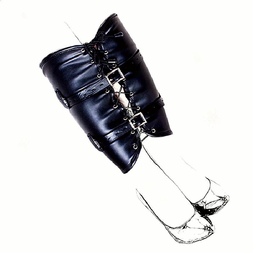 Unisex Leather Bondage Bracelets Set Offers Adjustable BDSM Handcuffs With Dual Feet Cuffs Designed For Couple Role Play